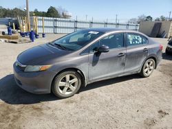 Salvage cars for sale at Newton, AL auction: 2012 Honda Civic LX