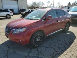 Salvage cars for sale at Woodburn, OR auction: 2012 Lexus RX 350