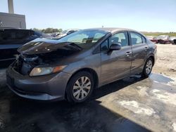 Salvage cars for sale at West Palm Beach, FL auction: 2012 Honda Civic LX