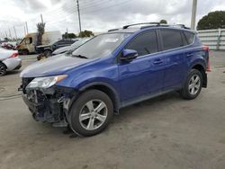 Vehiculos salvage en venta de Copart Miami, FL: 2014 Toyota Rav4 XLE