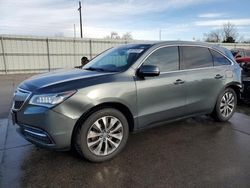 Carros salvage sin ofertas aún a la venta en subasta: 2015 Acura MDX Technology