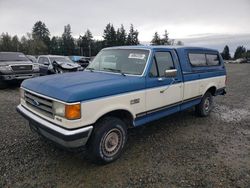 Salvage trucks for sale at Graham, WA auction: 1989 Ford F150