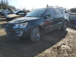 Salvage cars for sale at Bowmanville, ON auction: 2017 Ford Explorer Sport