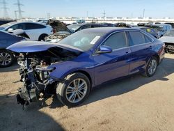 Salvage cars for sale at Elgin, IL auction: 2016 Toyota Camry LE