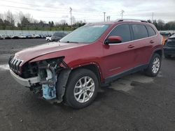 Carros salvage sin ofertas aún a la venta en subasta: 2015 Jeep Cherokee Latitude