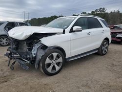 Salvage cars for sale at Greenwell Springs, LA auction: 2016 Mercedes-Benz GLE 350