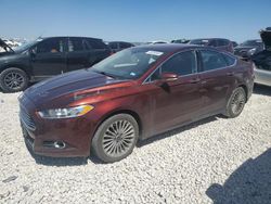 Salvage cars for sale at Taylor, TX auction: 2016 Ford Fusion Titanium