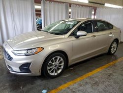 Salvage cars for sale at Dyer, IN auction: 2019 Ford Fusion SE