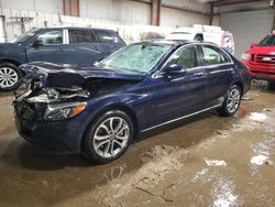 Salvage cars for sale at Elgin, IL auction: 2017 Mercedes-Benz C 300 4matic