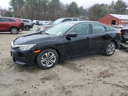 Salvage cars for sale at Mendon, MA auction: 2017 Honda Civic LX