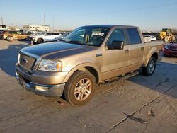 Salvage cars for sale at Grand Prairie, TX auction: 2005 Ford F150 Supercrew