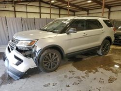 Salvage cars for sale at Pennsburg, PA auction: 2018 Ford Explorer XLT