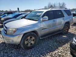 Salvage cars for sale at Montgomery, AL auction: 2003 Toyota 4runner Limited