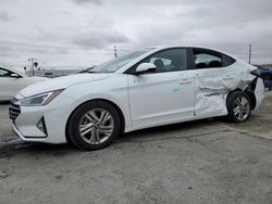 Salvage cars for sale at Sun Valley, CA auction: 2019 Hyundai Elantra SEL