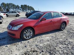 Salvage cars for sale at Loganville, GA auction: 2009 Infiniti G37 Base