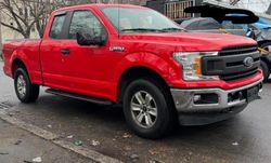 Salvage cars for sale at North Billerica, MA auction: 2018 Ford F150 Super Cab