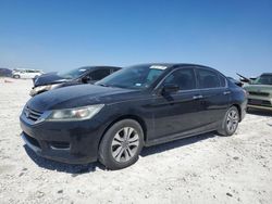 Salvage cars for sale at Taylor, TX auction: 2014 Honda Accord LX