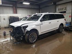 Salvage cars for sale at Elgin, IL auction: 2018 Lincoln Navigator L Reserve