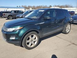 Salvage SUVs for sale at auction: 2013 Land Rover Range Rover Evoque Pure