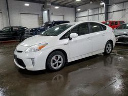 Salvage cars for sale at Ham Lake, MN auction: 2013 Toyota Prius