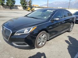 Salvage cars for sale at Rancho Cucamonga, CA auction: 2017 Hyundai Sonata Hybrid