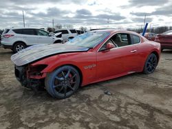 Salvage cars for sale at Woodhaven, MI auction: 2014 Maserati Granturismo S