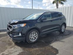 Salvage cars for sale at Riverview, FL auction: 2024 Ford Edge SEL