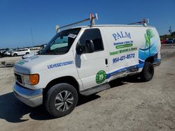 Salvage trucks for sale at West Palm Beach, FL auction: 2006 Ford Econoline E250 Van