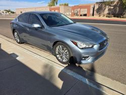 Infiniti Vehiculos salvage en venta: 2018 Infiniti Q50 Luxe