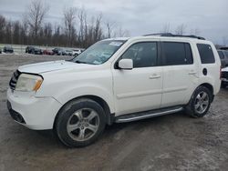 Salvage cars for sale from Copart Leroy, NY: 2012 Honda Pilot Exln