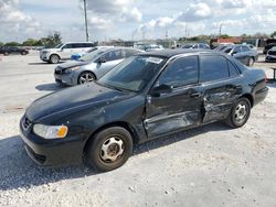 Salvage cars for sale at Homestead, FL auction: 2002 Toyota Corolla CE