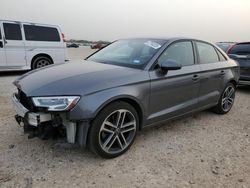 Salvage cars for sale at San Antonio, TX auction: 2018 Audi A3 Premium