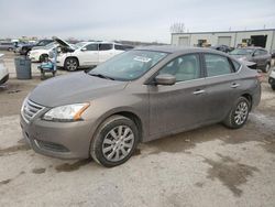 2015 Nissan Sentra S en venta en Kansas City, KS