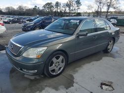 Salvage cars for sale at Byron, GA auction: 2005 Lexus LS 430