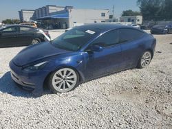 Salvage cars for sale at Opa Locka, FL auction: 2021 Tesla Model 3