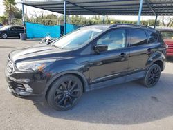 Salvage cars for sale at San Martin, CA auction: 2017 Ford Escape SE