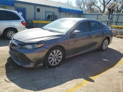 Salvage cars for sale at Wichita, KS auction: 2018 Toyota Camry L