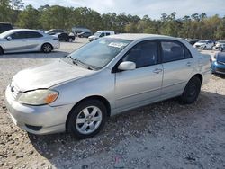 Salvage cars for sale at Houston, TX auction: 2003 Toyota Corolla CE