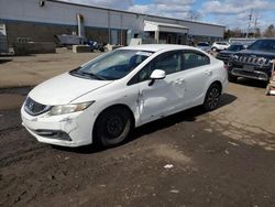 Salvage cars for sale at New Britain, CT auction: 2013 Honda Civic LX