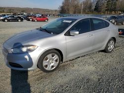 Salvage cars for sale at Concord, NC auction: 2013 Dodge Dart SE