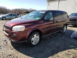 Chevrolet salvage cars for sale: 2008 Chevrolet Uplander LS