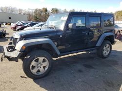 Salvage cars for sale at Exeter, RI auction: 2012 Jeep Wrangler Unlimited Sport