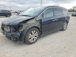 Salvage cars for sale at Oklahoma City, OK auction: 2016 Honda Odyssey EXL