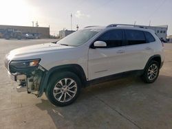 Salvage cars for sale at Grand Prairie, TX auction: 2019 Jeep Cherokee Latitude