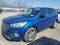 Salvage cars for sale at Leroy, NY auction: 2017 Ford Escape SE