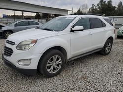 Salvage cars for sale at Memphis, TN auction: 2016 Chevrolet Equinox LT