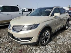 Salvage cars for sale at Cahokia Heights, IL auction: 2016 Lincoln MKX Reserve