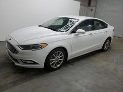 Salvage cars for sale at Savannah, GA auction: 2017 Ford Fusion SE