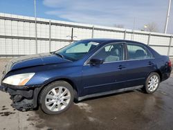 Salvage cars for sale at Littleton, CO auction: 2007 Honda Accord SE