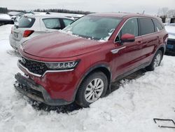 Salvage cars for sale at Montreal Est, QC auction: 2021 KIA Sorento LX